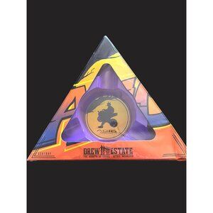 Acid Cigars Drew Estate Triangle Ashtray Purple Orange‎ New In Box